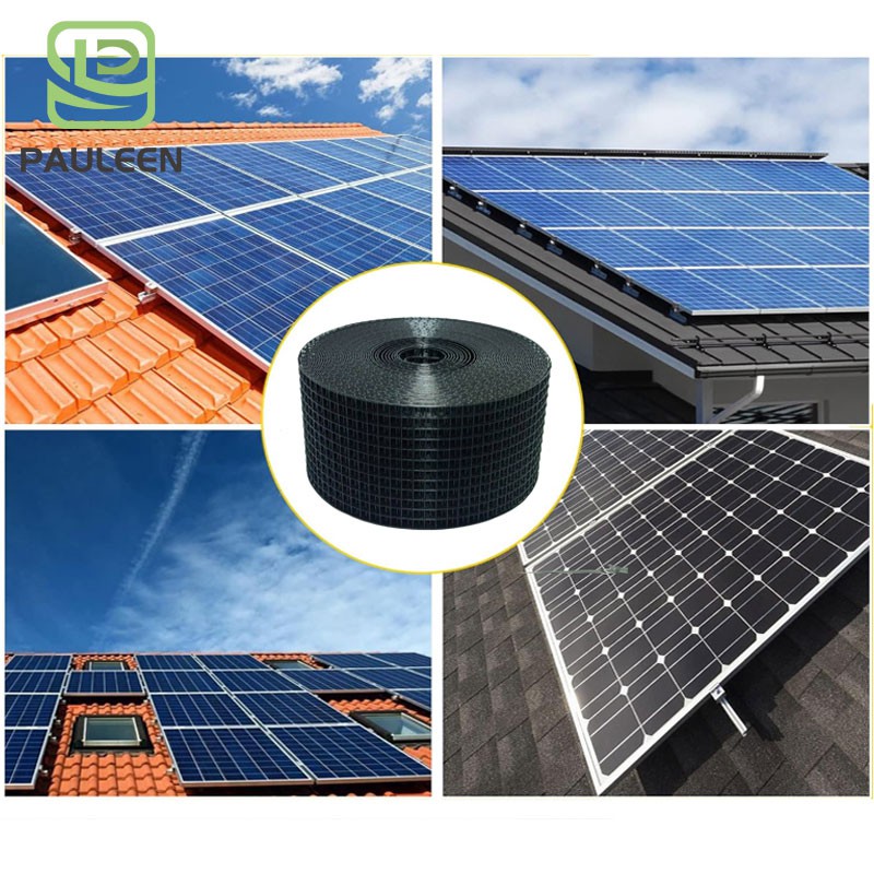application of PVC Coated Solar Panel Mesh application of PVC Coated Solar Panel Mesh